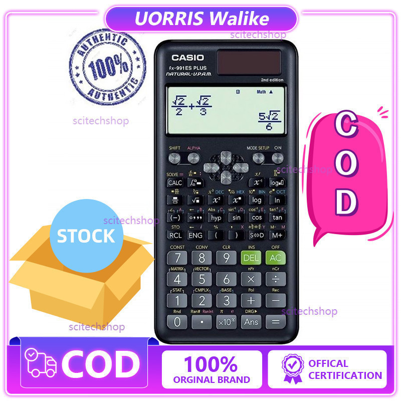 

Casio Calculator FX-991EX - Kalkulator Sekolah Kuliah - Internasional - Classwiz - 552 fungsi