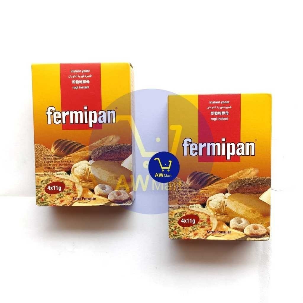 

FERMIPAN PER BOX ISI ( 4 SACHET X 11 GRAM ) - RAGI KERING FERMIPAN PERBOX