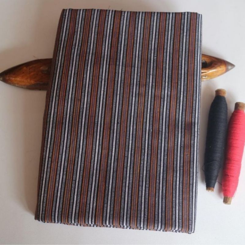 LURIK Kain Lurik Coklat Milo