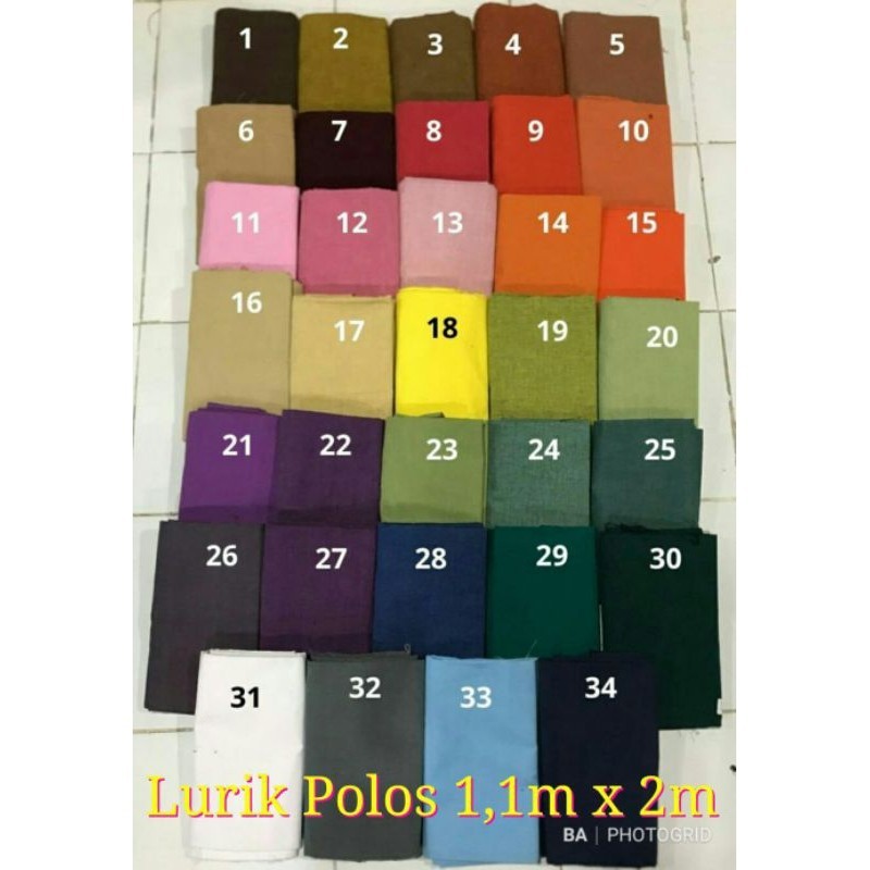 Atasan Lurik Kain Tenun Lurik Polos