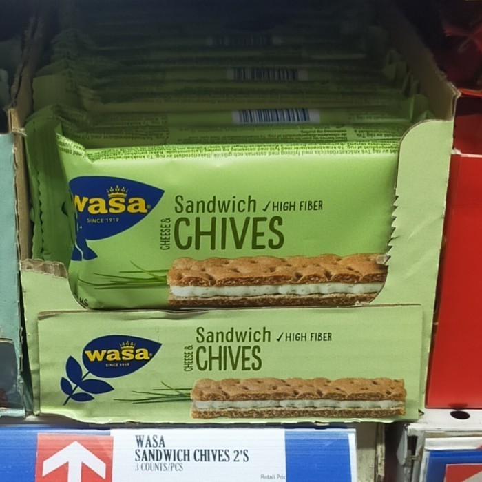 

wasa sandwich cheese chives Snack bars 2's