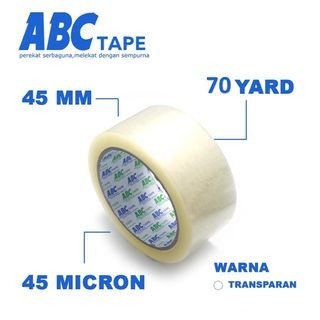 

SMM Lakban Bening 45MM Merk ABC TAPE Lakban Coklat