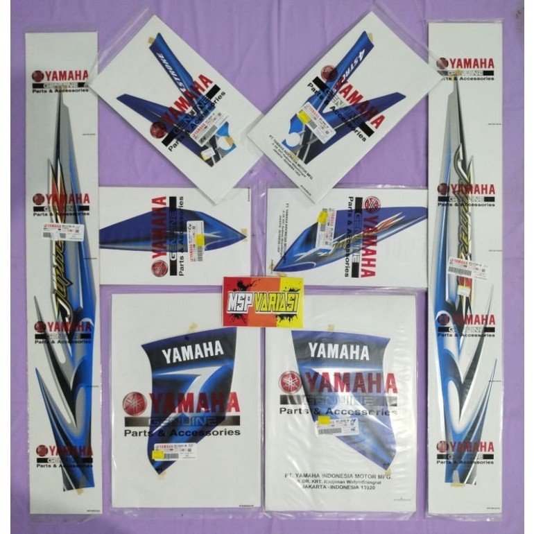 Striping Motor  Yamaha Jupiter Z 2006 Biru Silver Original Ori asli
