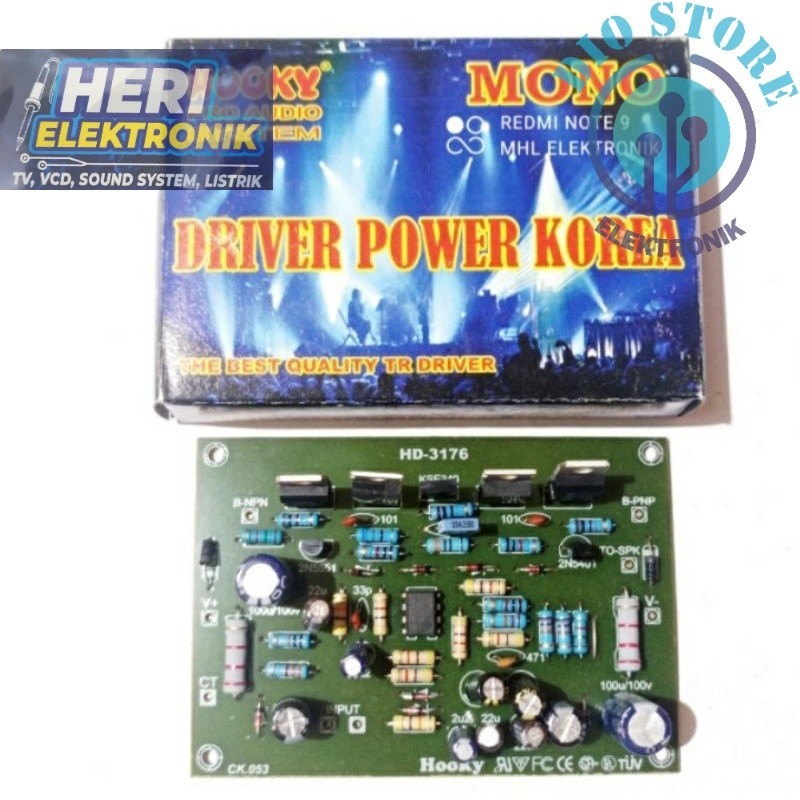 kit Driver power Amplifier 750w korea Apex B500 mono by Hooky
