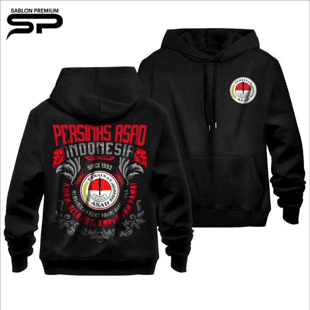 Jaket Hoodie PERSINAS ASAD 1993 Terbaru - Distro Kaos Perguruan Silat Nasional ISPI Indonesia