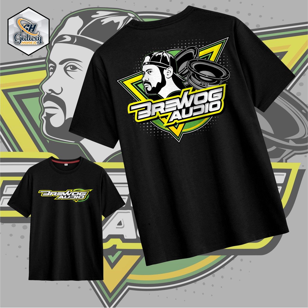 Kaos Sound System BREWOG AUDIO Original T-shirt Galaxy Horeg Kaos Ramadhan Horeg