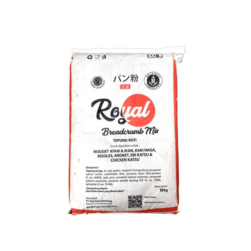 

Royal Breadcrumb Mix - Royal Tepung Roti Mix 10kg