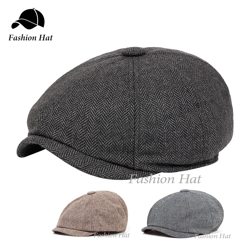 Topi Baret Vintage Cap Newsboy Pria Wanita Dewasa Distro Casual Klasik Beret Newsboy Cap