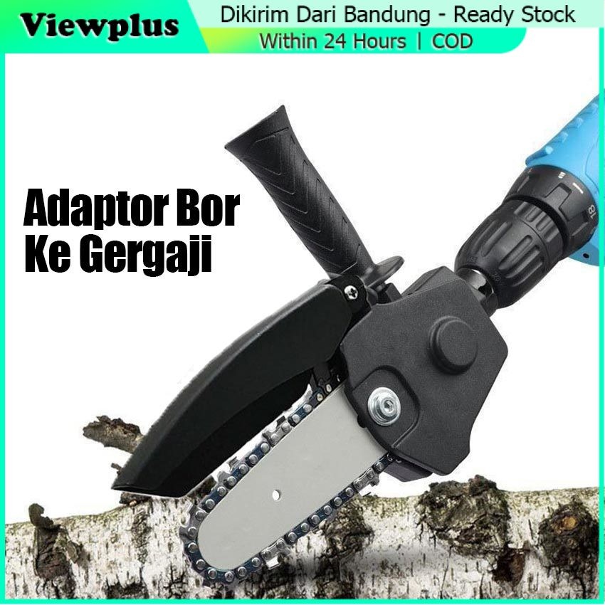Adaptor Mini Chainsaw Mesin Gerinda Chain Saw Stand 4" 6" - Adaptor Chainsaw Gerinda Konverter Gerga