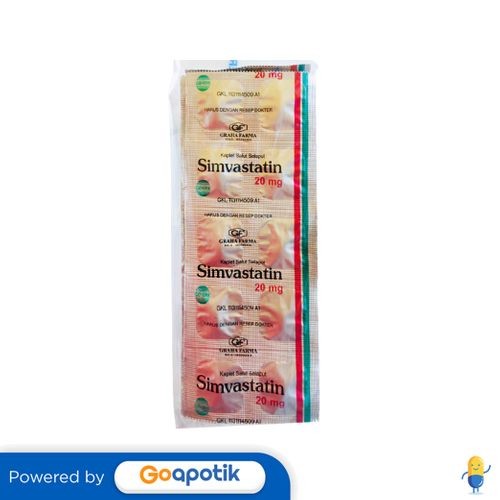 Simvastatin Graha 20 Mg Strip 10 Kaplet