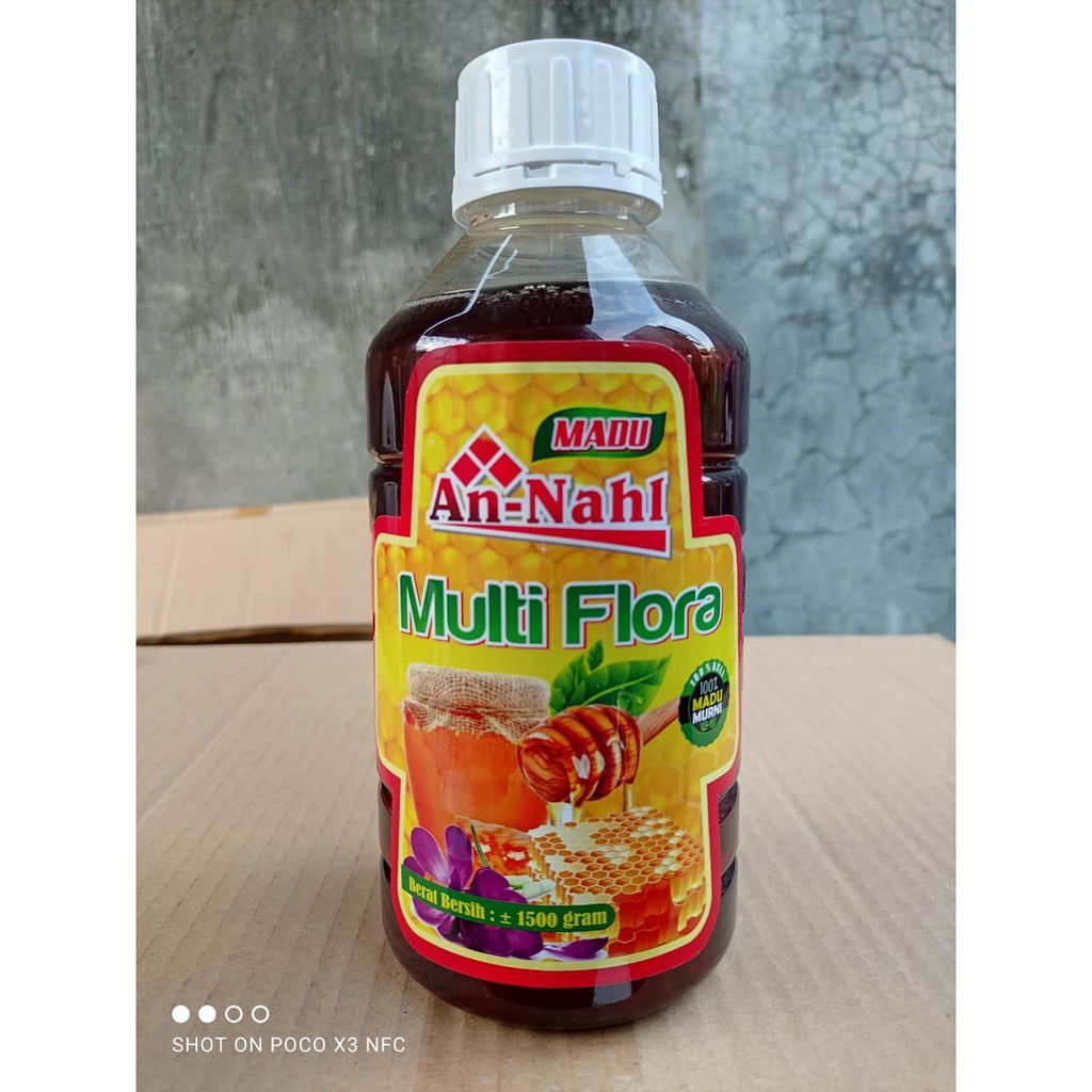 

MADU MULTIFLORA MURNI 1500 GRAM Madu An Nahl 1,5 KG MULTIFLORA Asli