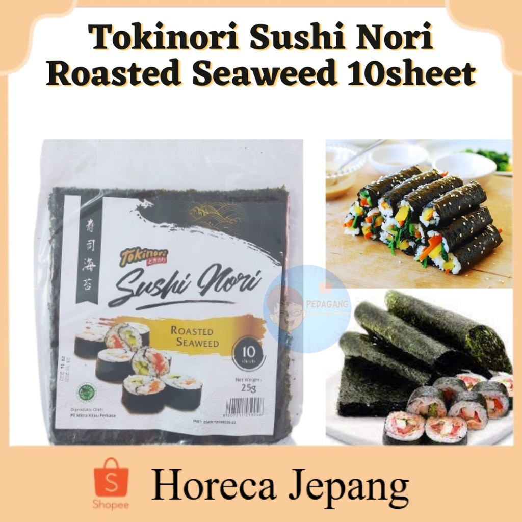 

Tokinori Sushi Nori Roasted Seaweed 10sheet/ sushi Nori 10sheet/ Sushi Nori