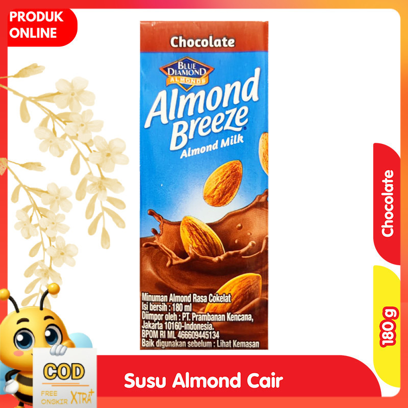 

Almond Breeze Susu Almond Cair Cokelat Kotak 180 ml