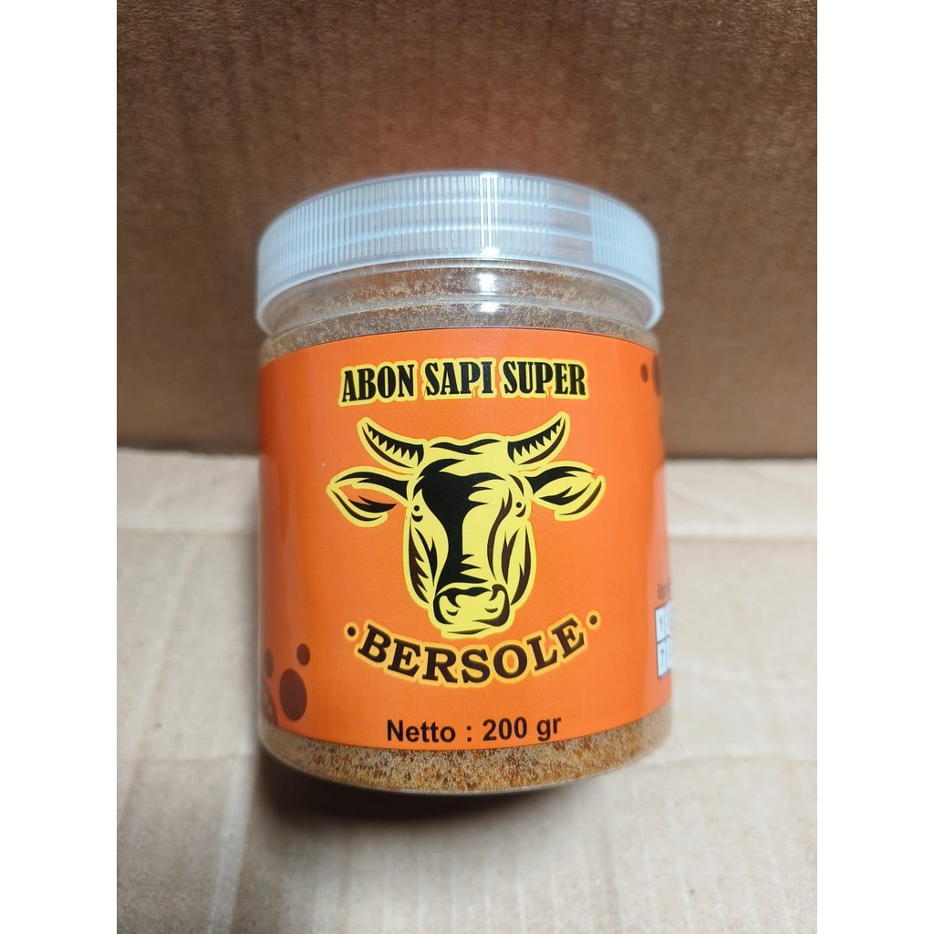 

Abon sapi super enak rasa original 200gr BERSOLE