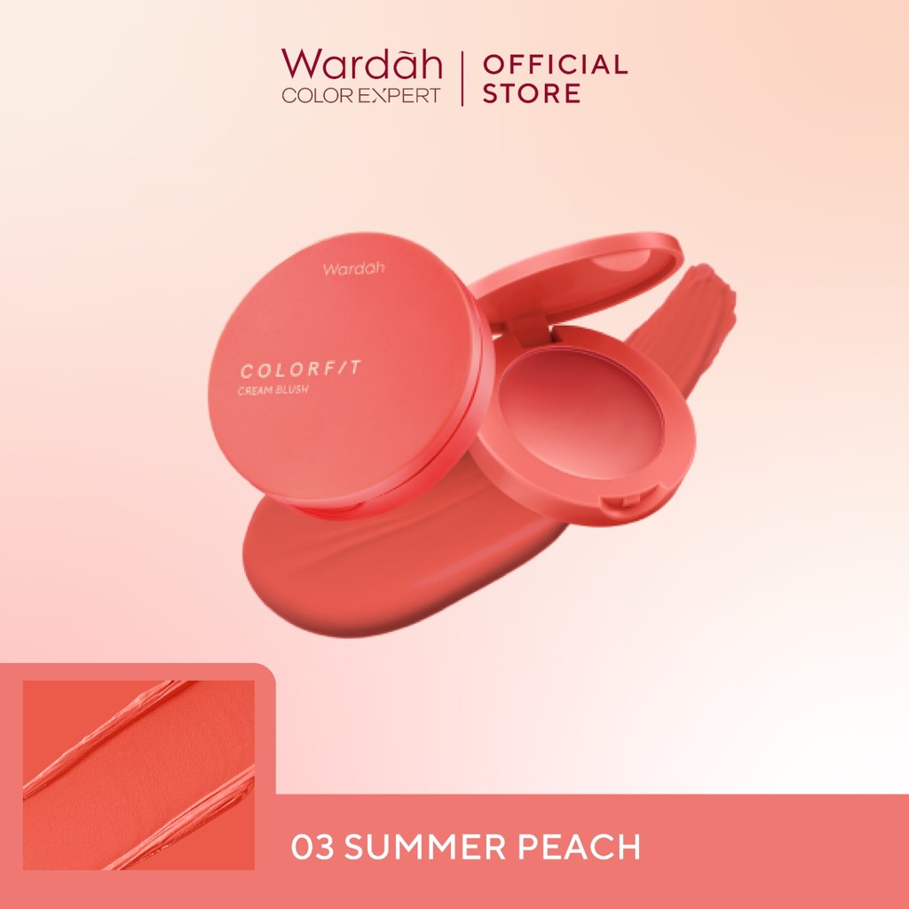 [GIFT NOT FOR SALE] WARDAH COLORFIT CREAM BLUSH 03 SUMMER PEACH