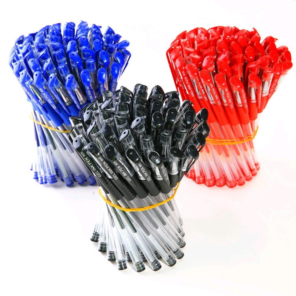 

(12 Pcs) Pulpen Gel 0,5 mm Stationery Pena Gel Warna Warni Tinta