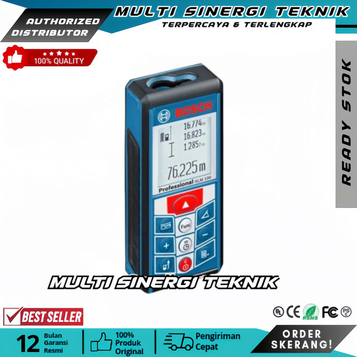 Bosch GLM 100 Digital Measure Meteran Laser GLM100 Pengukur Jarak