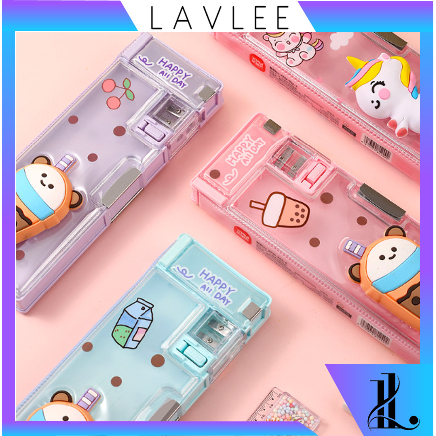 

Lavlee S5945 Kotak Pensil Case Magnet Untuk Anak Tk & Sd / Kotak Pensil Anak Lengkap Dengan Peruncing / Tempat Pensil Karakter