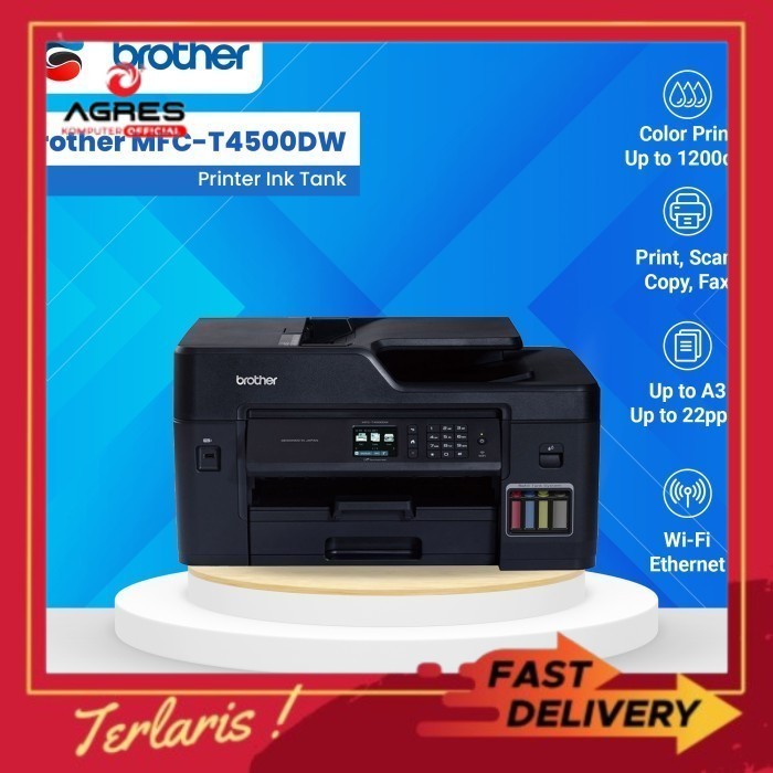 BROTHER Printer MFC-T4500DW Inkjet Printer T 4500DW T4500 DW 4500