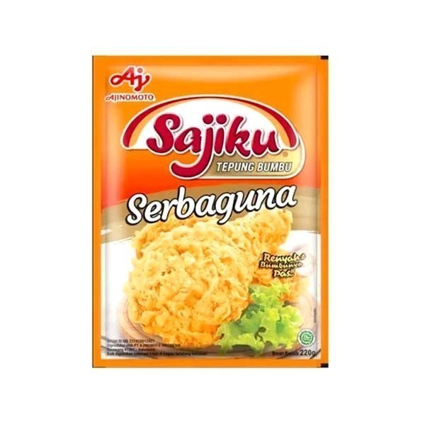 

HPM - SAJIKU TEPUNG BUMBU SERBAGUNA 220 GR - FDY