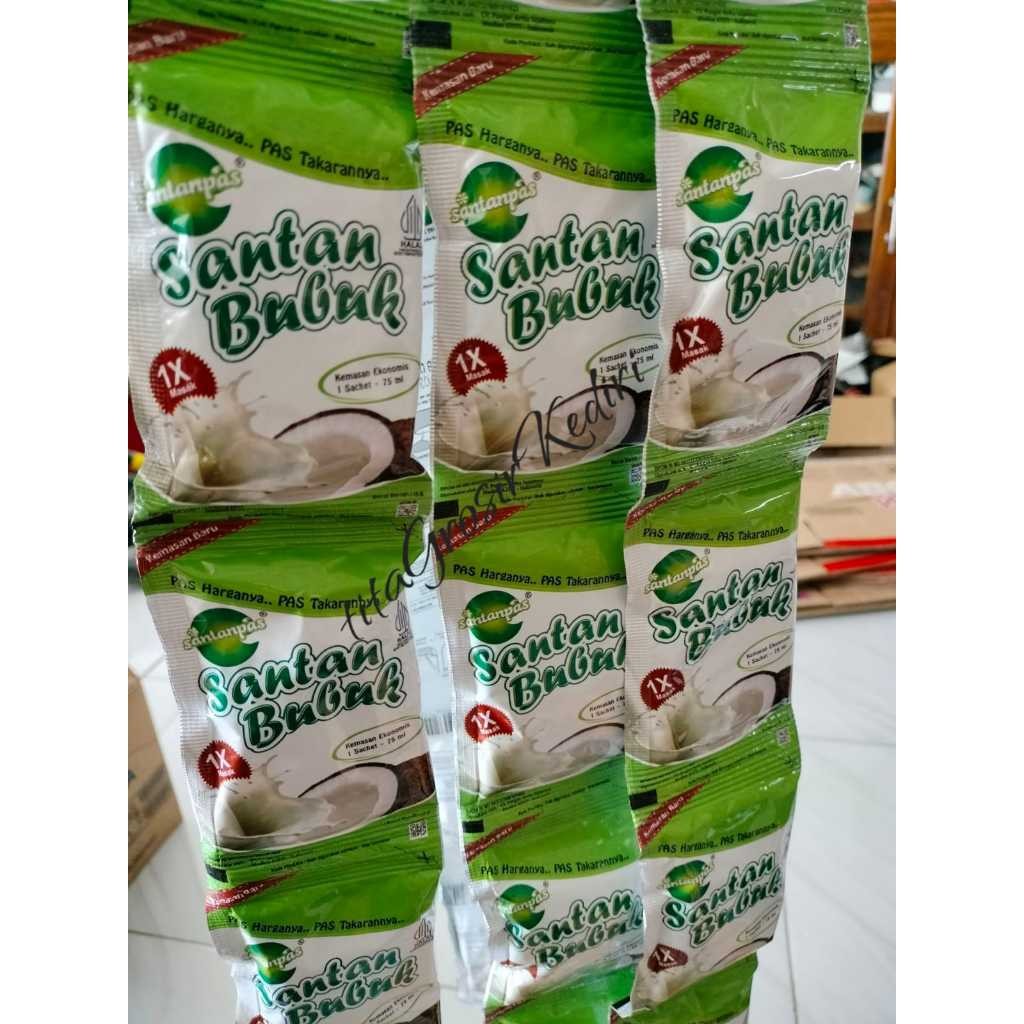

Santanpas Santan Bubuk Paket 3 Renteng / 30 Pcs