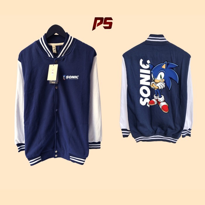 Jaket Varsity Sonic The Hedgehog