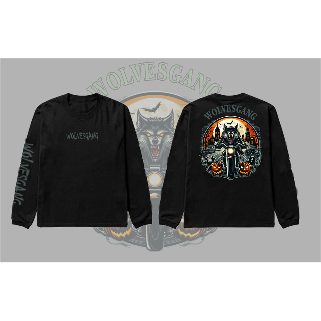 kaos WOLVESGANG m2r moonraker 24s free stiker LS tangan panjang 12