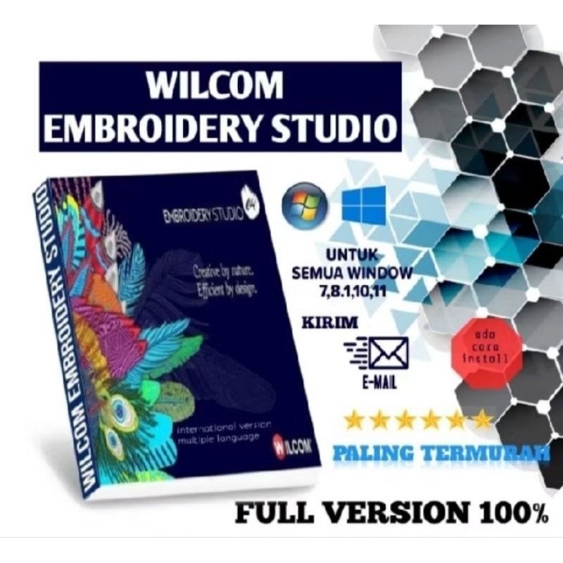 Terbaru Wilcom Embroidery Studio e4.2H Sp3 Full Version (x64) Only || Lifetime || Ada Harga Ada Kwal