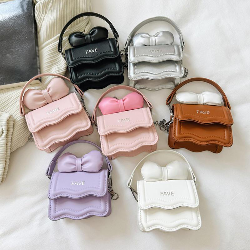 

PU Leather Kids Shoulder Bag Solid Color Button Girls Princess Handbag Cute Travel Baby Mini Bags Coin Purse for Girl Boy