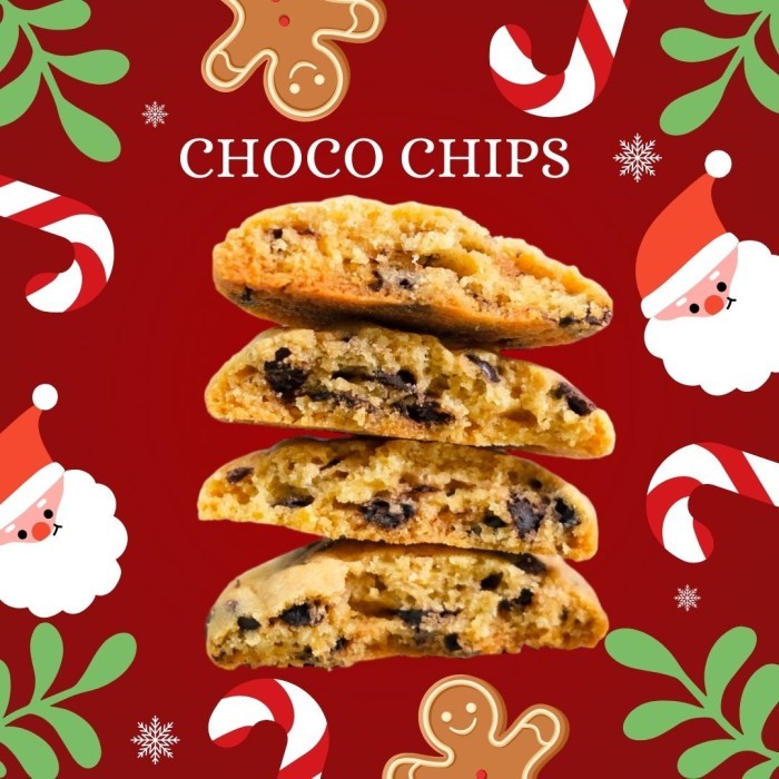 

Soft cookies premium full butter/hampers parcel lebaran READY STOK - Choco chips, 6