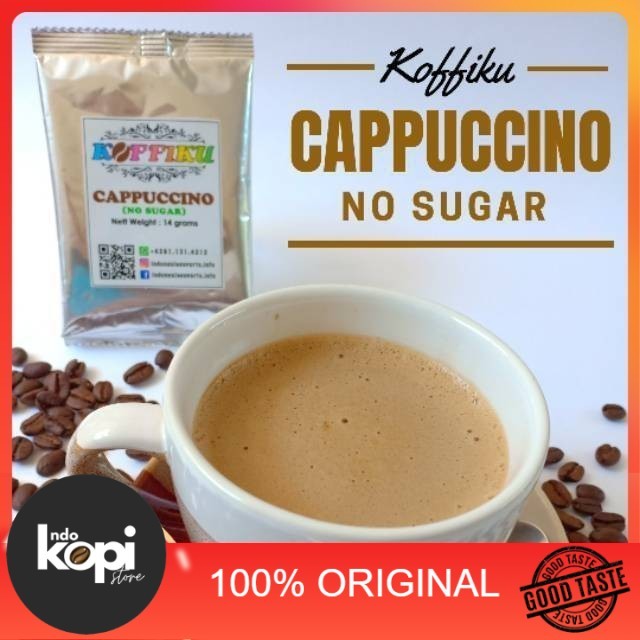 

KOFFIKU Capuccino No Sugar Kopi Tanpa Gula 150gr Indokopistore