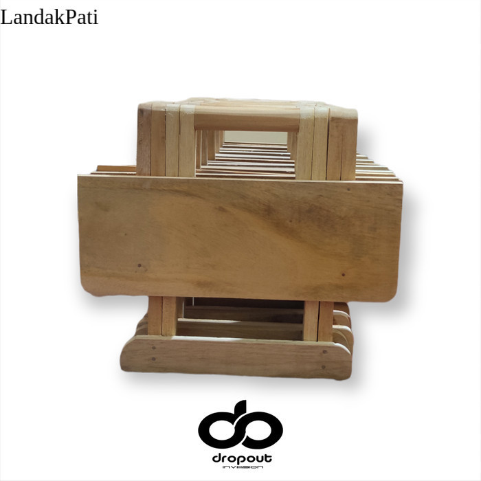 Rekal dudukan AlQuran Meja lipat Quran Alas Al Qur'an meja belajar meja polos meja dilipat kayu meja