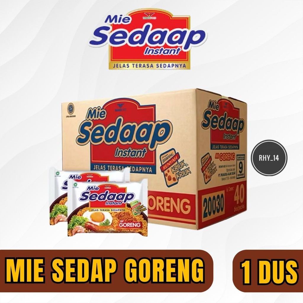 

MIE SEDAAP GORENG 1 dus - Mie Instan Sedap