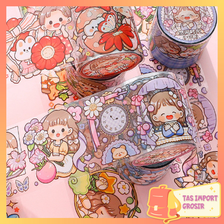 

Tas Import - 5895 Stiker Gulung / Sticker Rolling Lucu Karakter Besar / Sticker Roll Lucu / Sticker Karakter Anak Roll / Washitape Sticker PVC