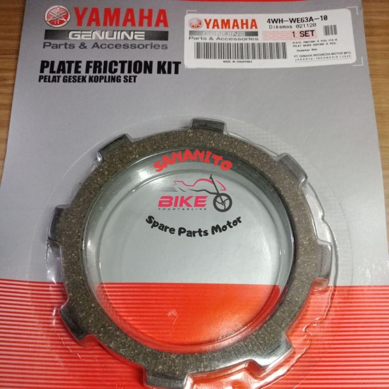 KAMPAS PLAT KOPLING SET 4WH JUPITER Z LAMA BURHAN VEGA R LAMA NEW CRYPTON F1ZR FORCE F1 ZR FIZ R ALF