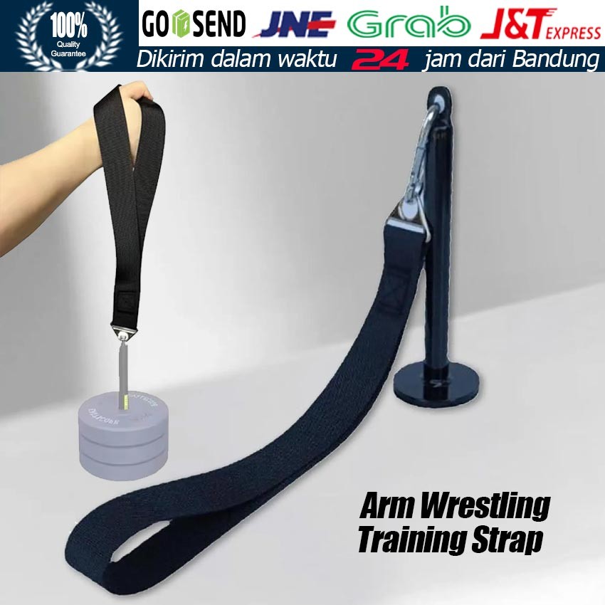 Alat Fitnes Portabel Angkat Beban Rumahan / Arm Strengthener & Resistance Band Karet Premium untuk L