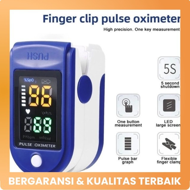 FINGERTIP PULSE OXYMETER FINGERTIP OXIMETER SP02 LED FULL COLOUR LK87