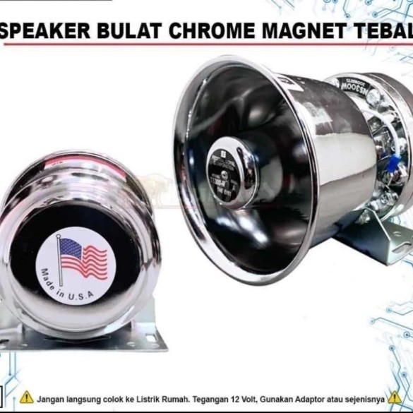 toa sirine patwal bulat chrome 300 Watt TS300N.