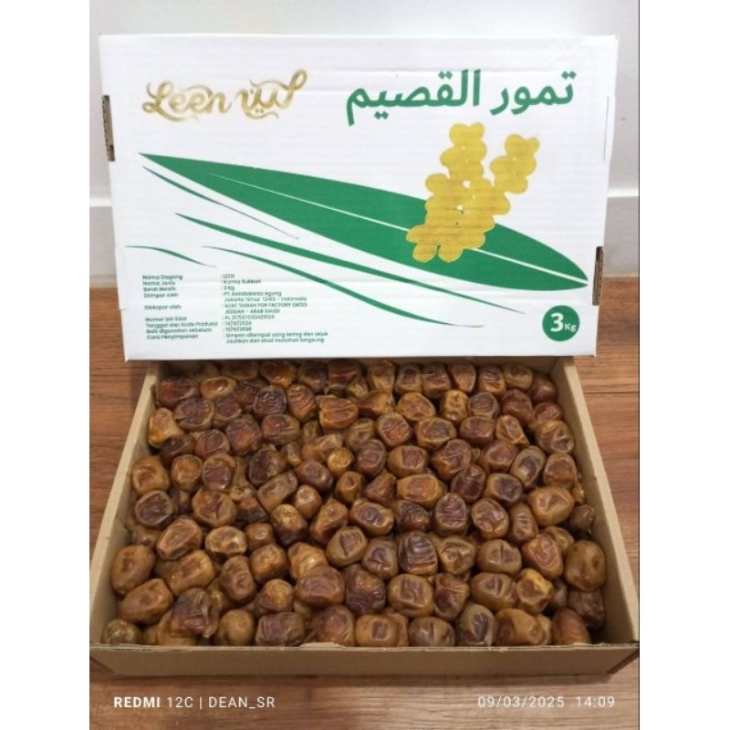 

Kurma Sukari / Kurma Sukari Toples / Kurma Sukari 3kg