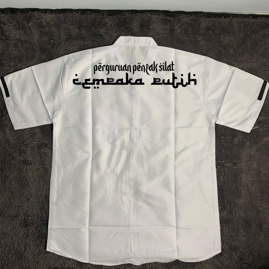 Kemeja Koko sablon PSCP Cempaka Putih Motif Terbaru | BY BAJUMURAH48