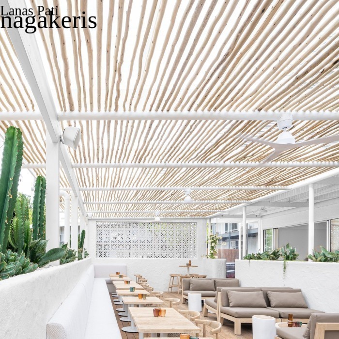 

Ranting Kayu Jati Makrame Tekwod partisi /300 cm / 33,Batang Random FXN10 XD9