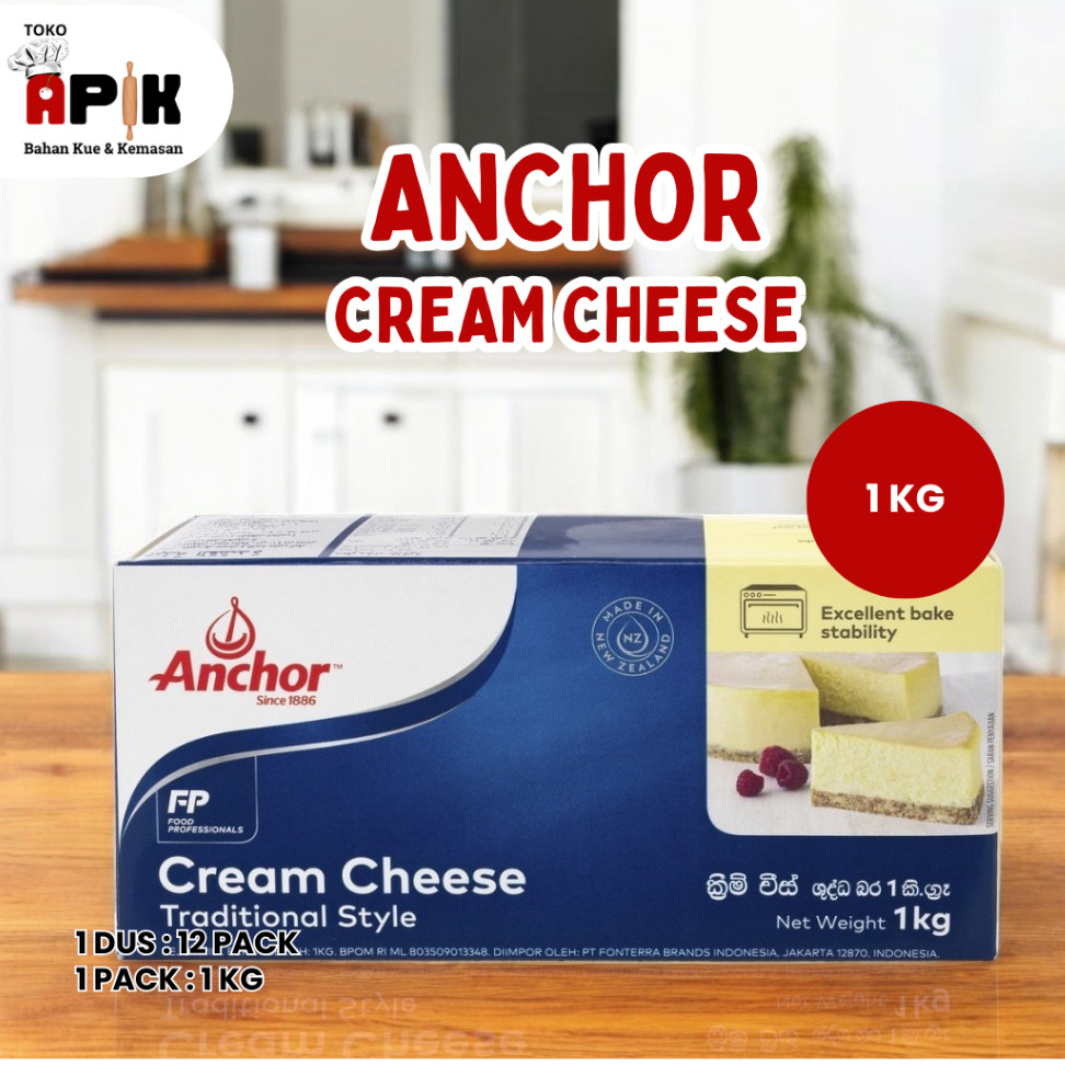 

ANCHOR CREAM CHESSE KEMASAN 1KG