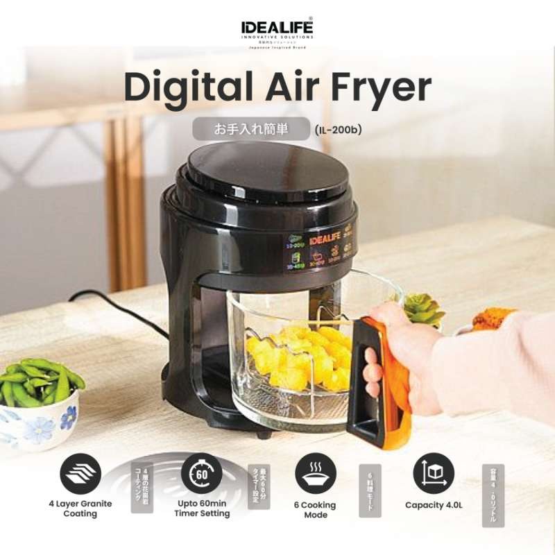 Idealife - Air Fryer - IL-200 B (small)