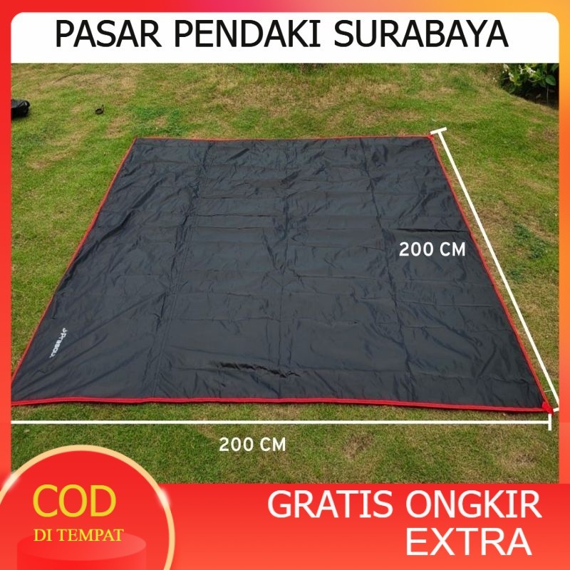 Footprint Alas tenda 200x200cm camping kapasitas 4 orang / Footprint tenda consina magnum 4 / borneo