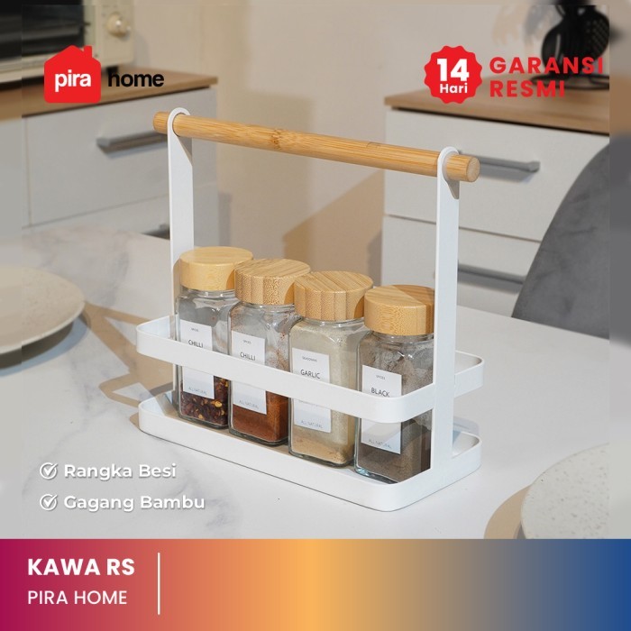 PIRA HOME -  KAWA RS Rak Bumbu Dapur / Rak Saos / Rak Besi Serbaguna