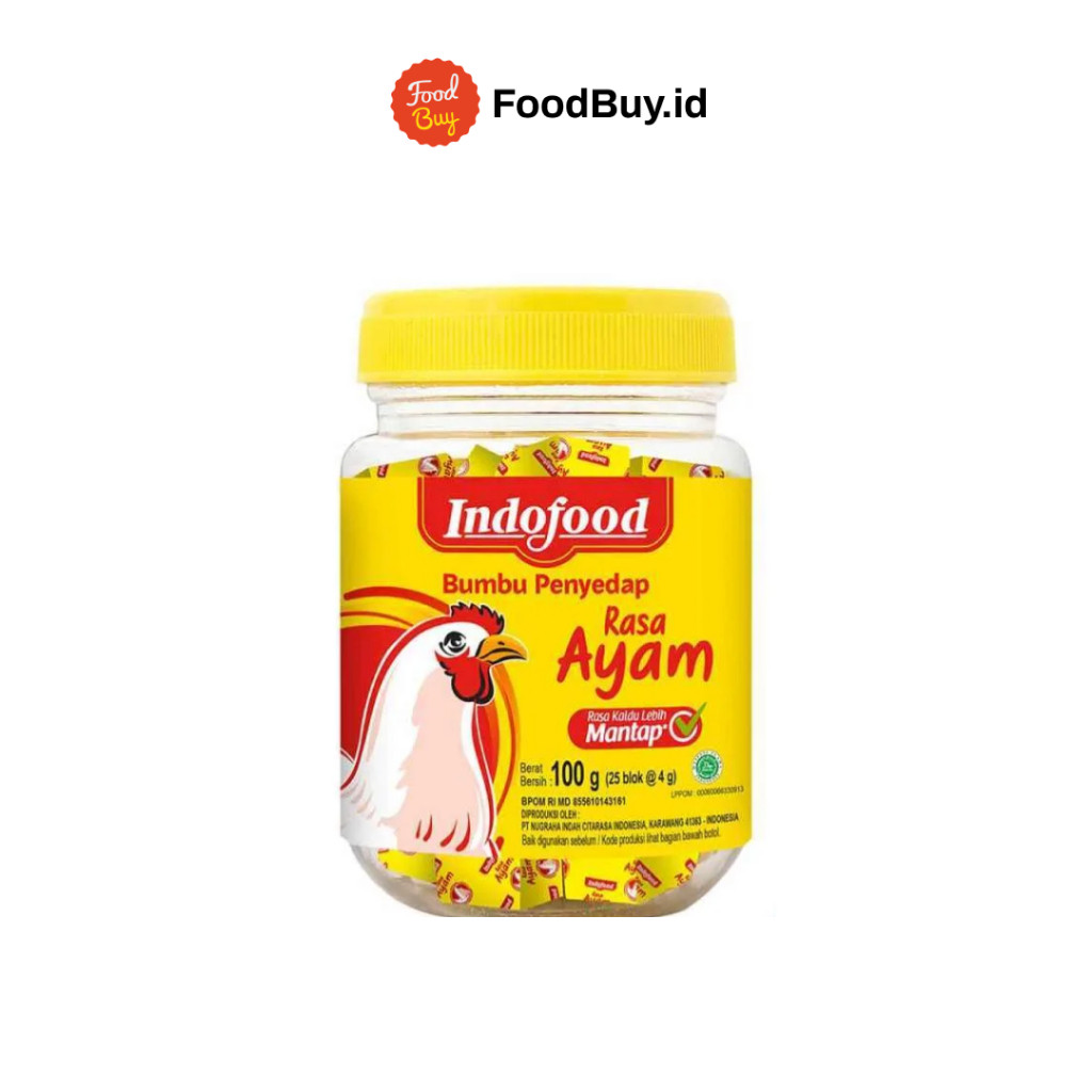 

Indofood Bumbu Penyedab Kaldu Ayam Cube 100gr
