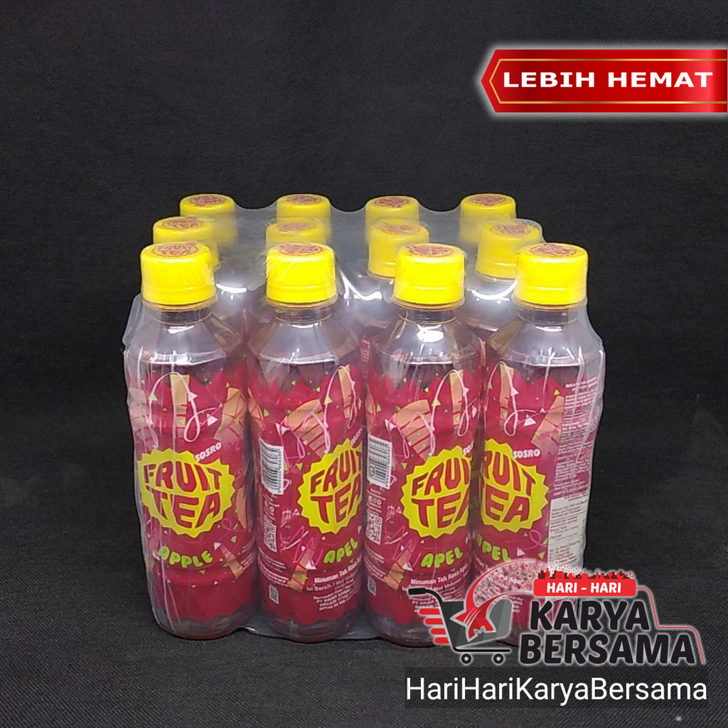 

MINUMAN RINGAN TEH FRUIT TEA APPLE PACK ISI 12'S X 350ML
