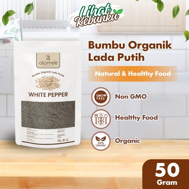 

ALAMEE White Pepper Powder Lada Putih Bubuk Merica Whitepepper Bumbu Dapur Tanpa Campuran 50 gram LIHAT KEBUNKU