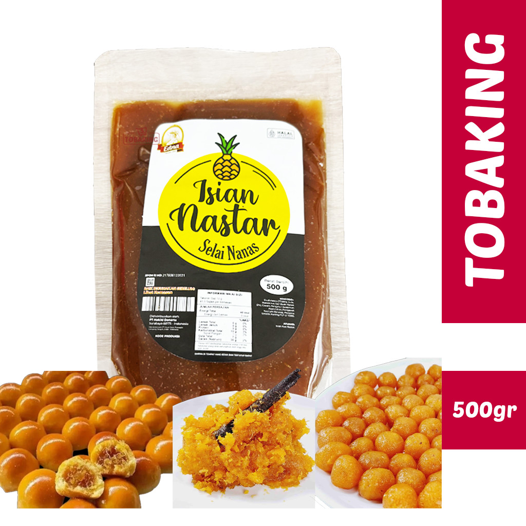 

EDNA Selai Nanas Isian Nastar 500gr HALAL Pineapple Filling