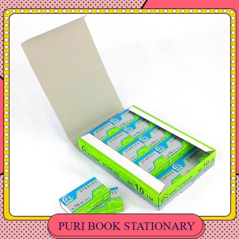 

Isi Staples NDM No.10-1M Per Box